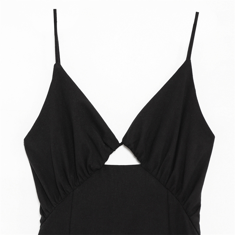 Hollow Decoration Mini Dress