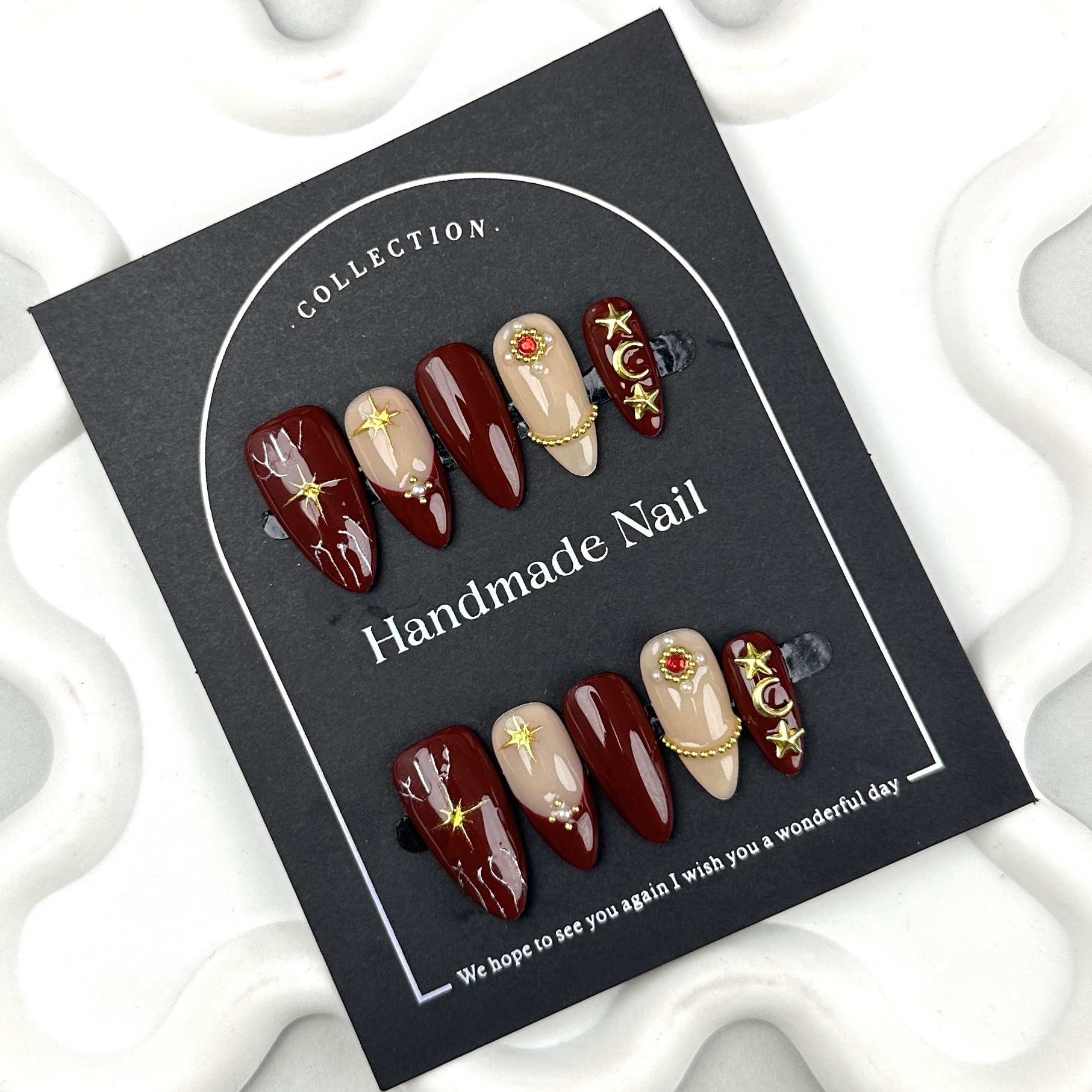 Hand-painted Nail Art Stickers For Fall And Winter