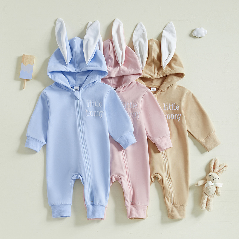 European And American Newborn Baby Clothes Easter Unisex Baby Romper