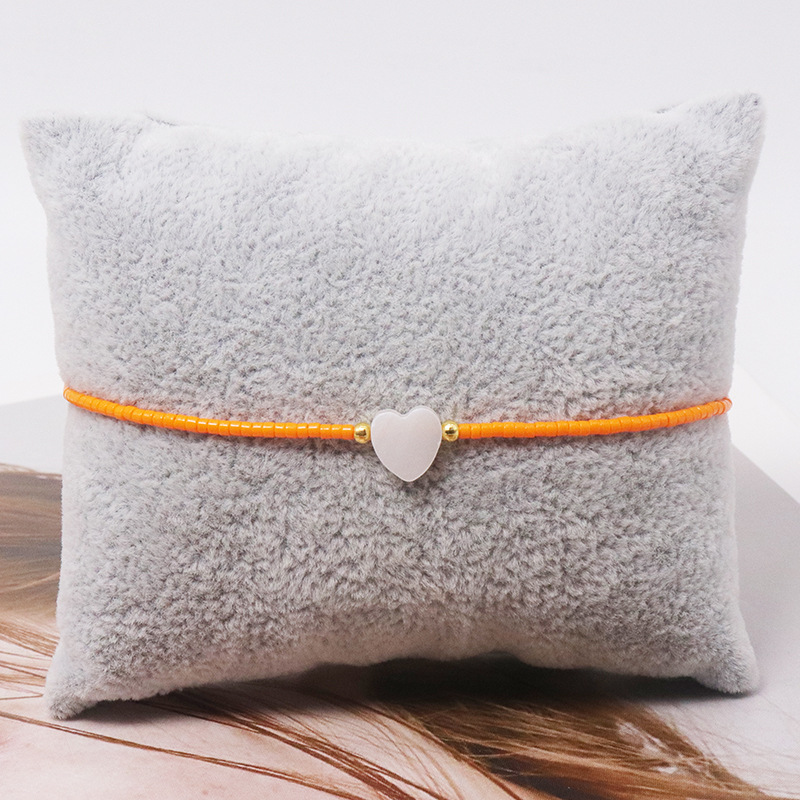 Simple And Compact Multicolor Bead Natural Shell Bracelet