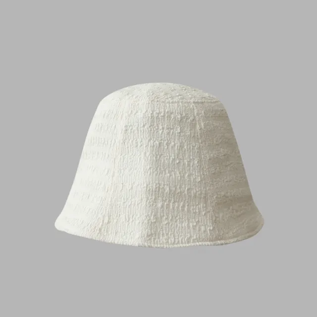 Korean Style Girl Cute Narrow Brim Bucket Hat Girls Summer White - Shop at LoveMi