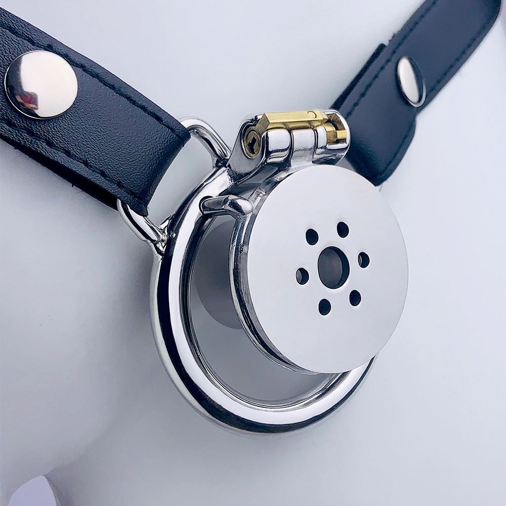 Arc Ring Wear Suit Single And Double Stainless Steel Negative Series Men's Chastity Lock 5