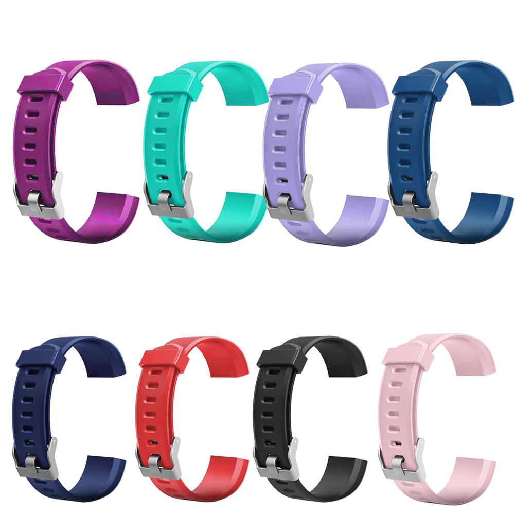 Silicone Sports Watch Strap With Metal Buckle