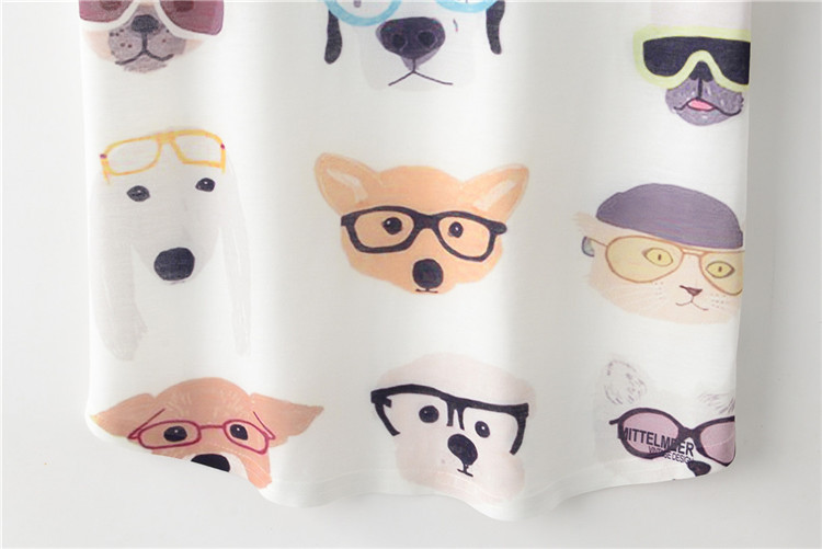 Title 3, Glasses puppy print T-shirt