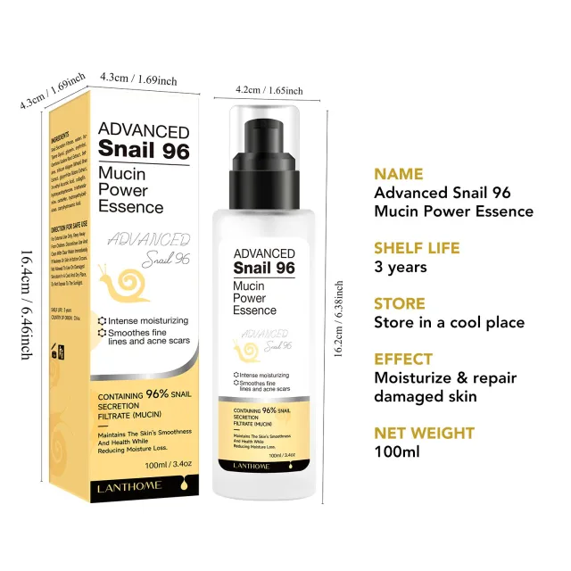 Snail Snail Serum Moisturizing Facial Care 100Ml - Shop at LoveMi