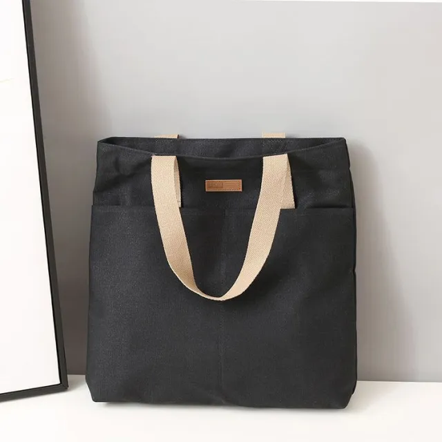 Computer Tote Canvas Bag Black - Shop at LoveMi