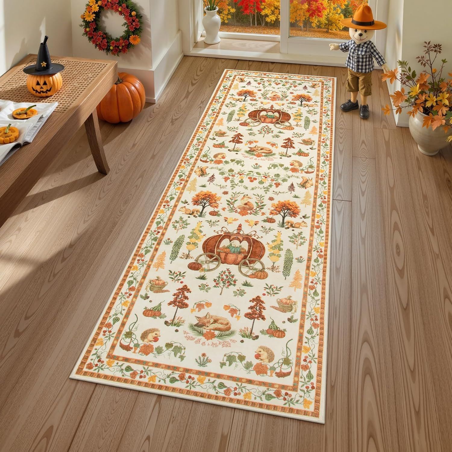 Best-selling Winter Christmas Hallway Dirt-resistant And Wear-resistant Floor Mat - thumbnail
