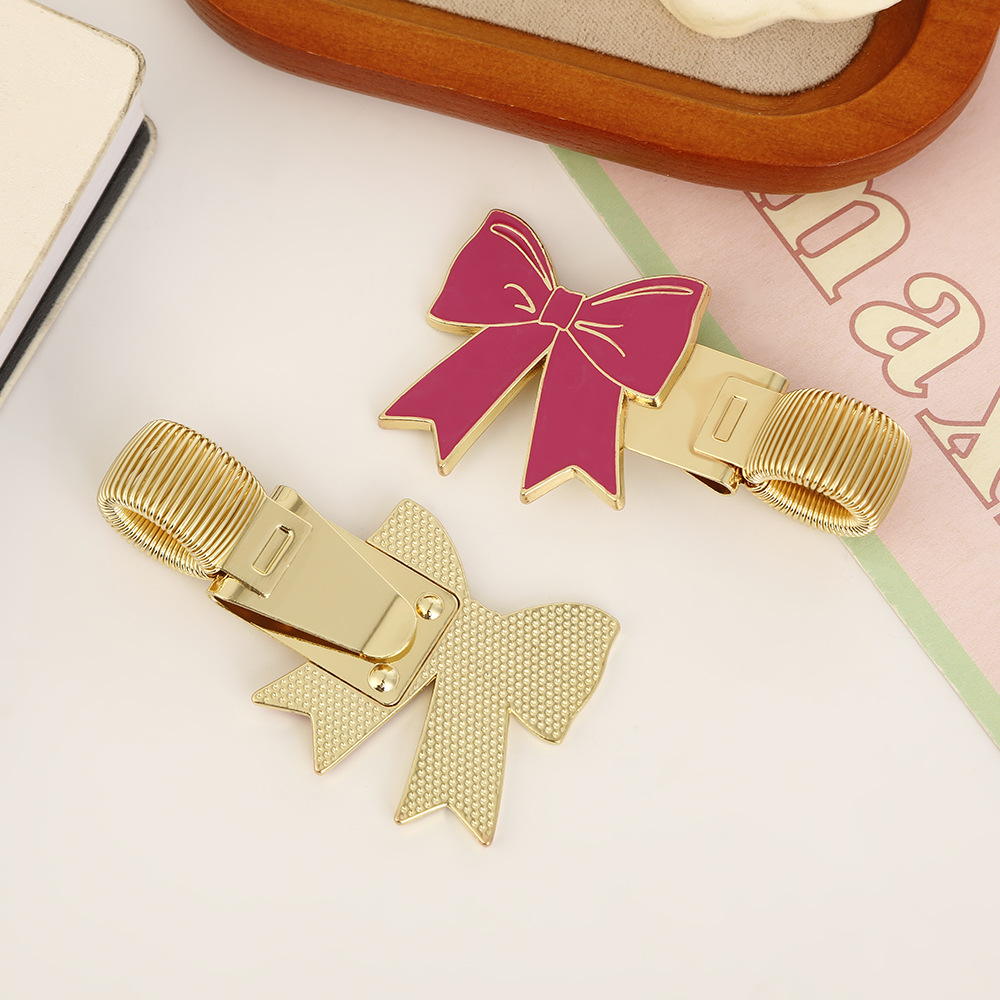 Creative Bow-shaped Metal Pen Holder For Securing Pens In Journals And Notebooks