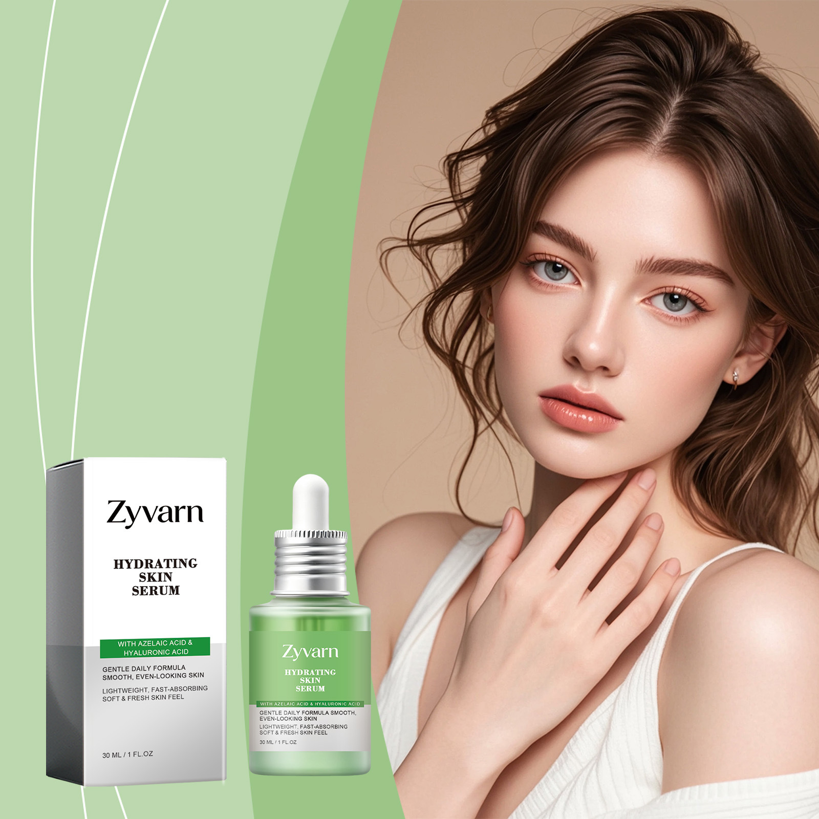 Facial Serum Azelaic Acid Hyaluronic Acid