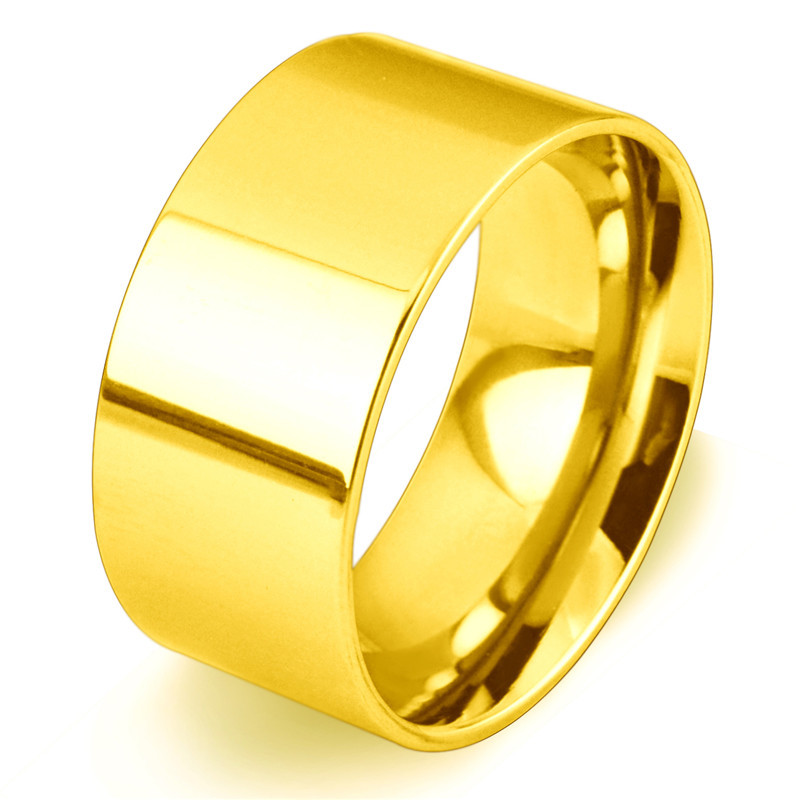 Fashion OL Wide Titanium Steel Plus Size Ring