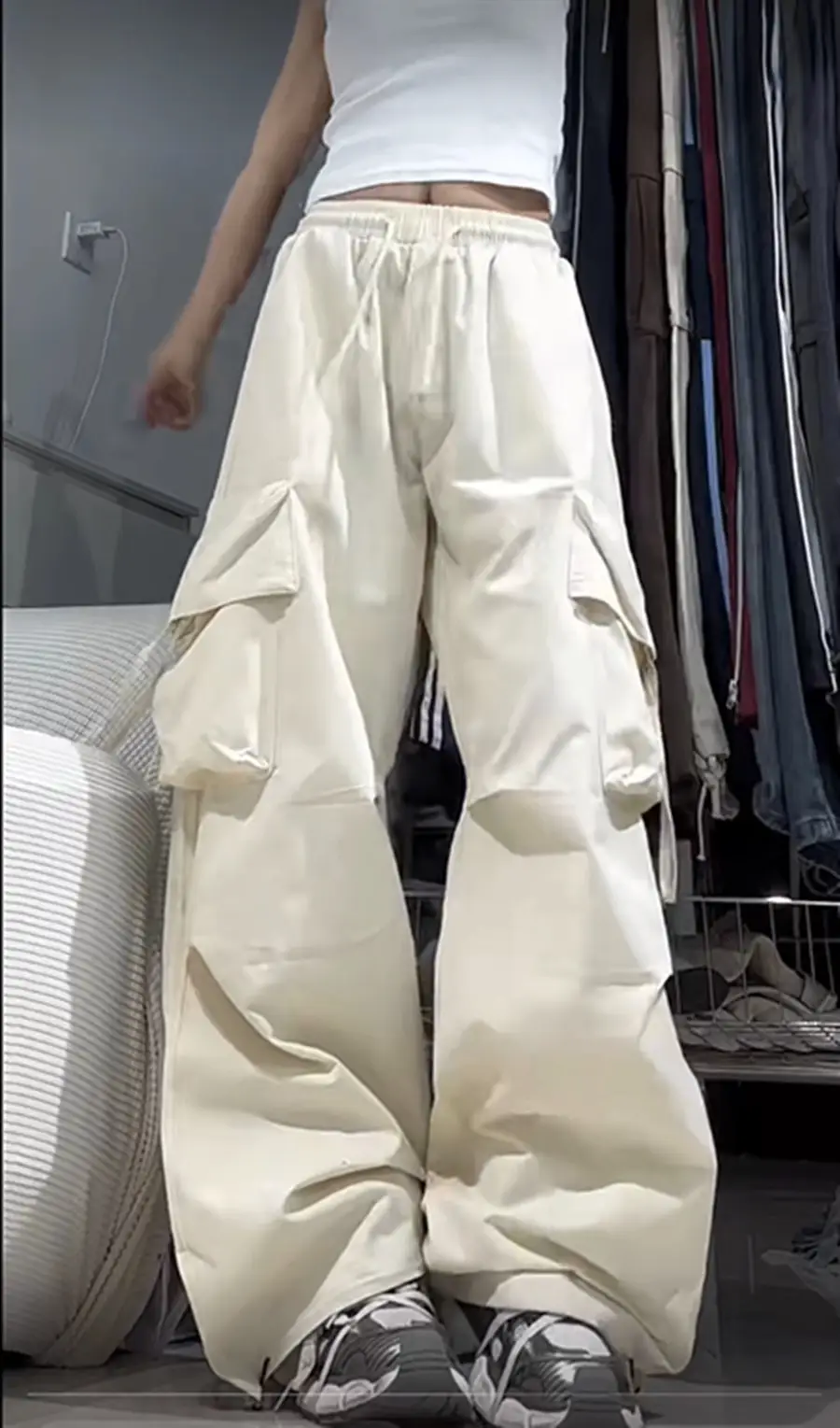 High Waist Retro Quick-drying Overalls For Women