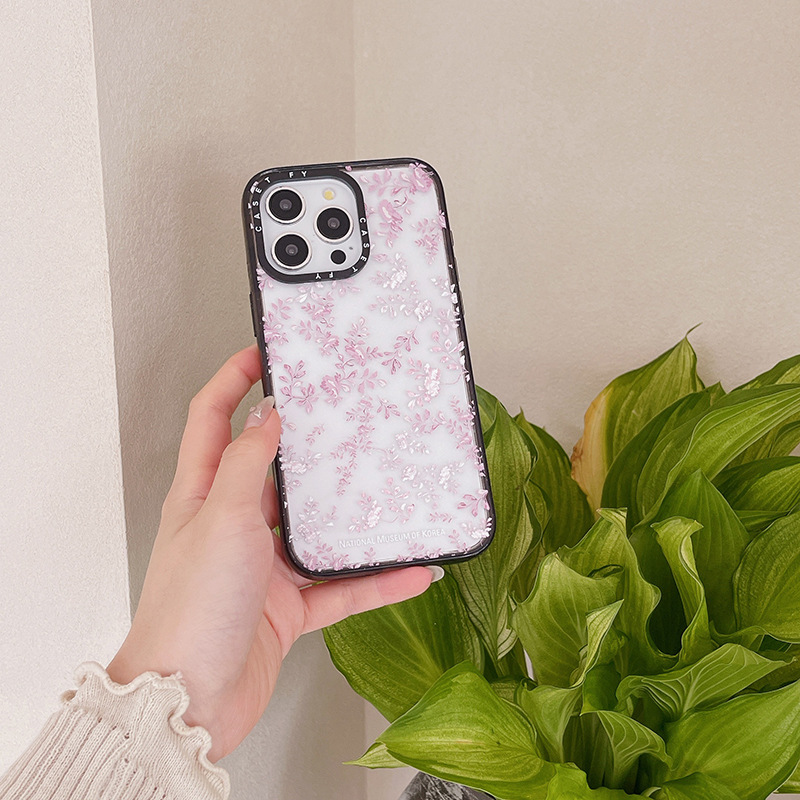 Title 3, Mother Of Pearl Small Floral Phone Case