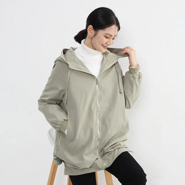 Short Front And Long Back Elegant Trench Coat Pockets Army Green - Shop at LoveMi