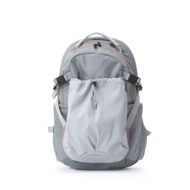 Macaron Drawstring Backpack Men's And Women's Schoolbags Travel Outdoor Mountaineering Bag Gray - Shop at LoveMi