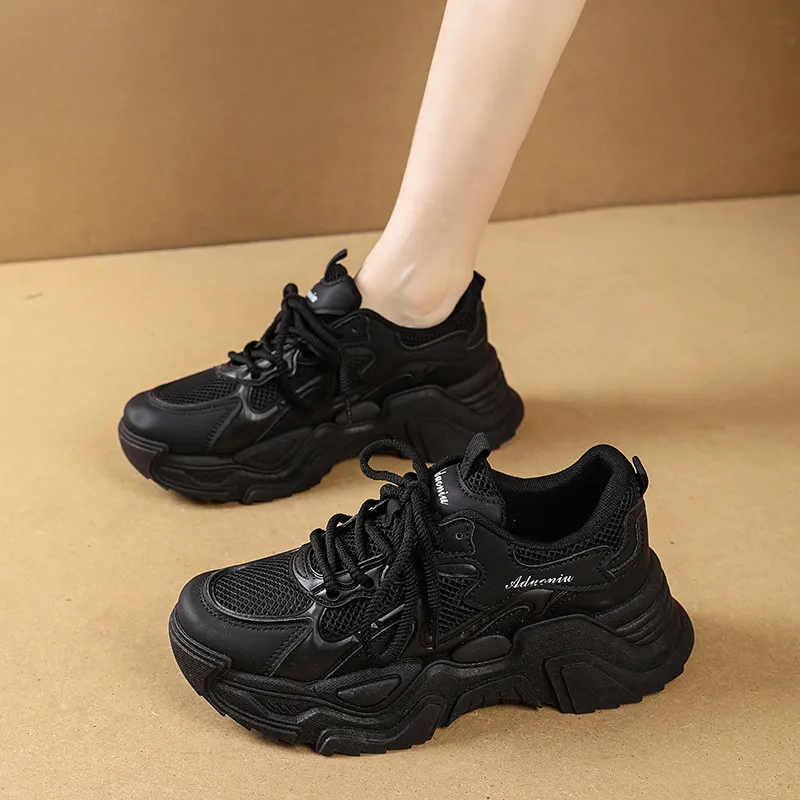 Summer Mesh Breathable Sports Sandals For Women - Black