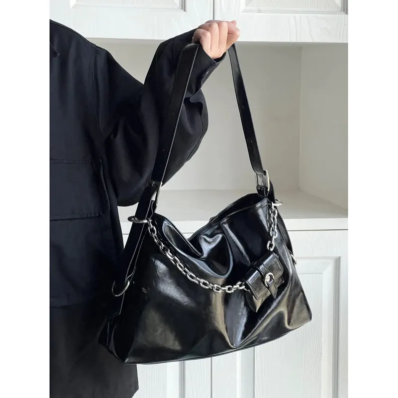 Women's Bag Large-capacity Crossbody Bag - Black