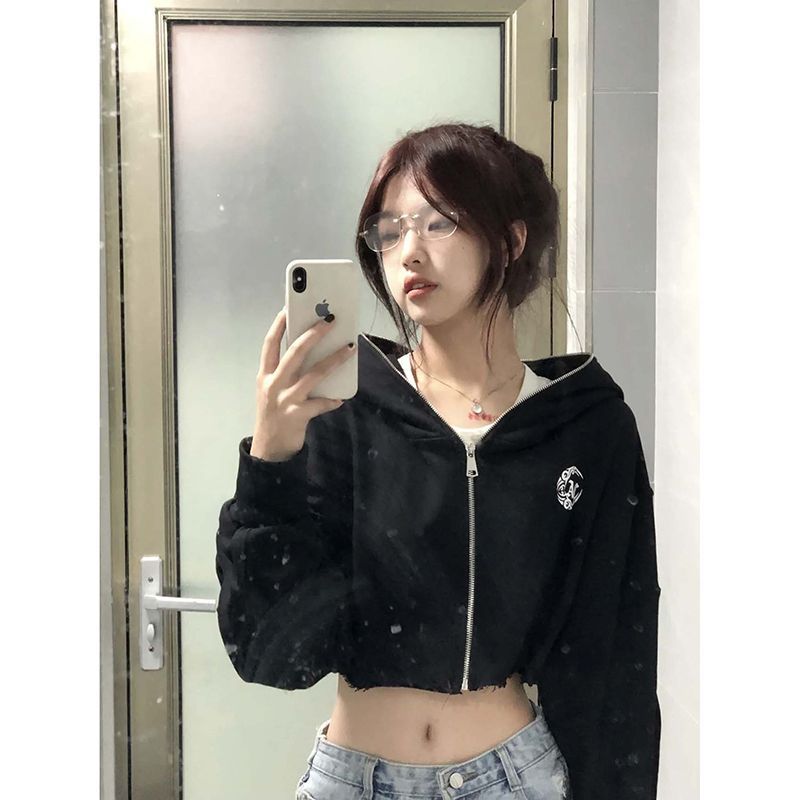 American-style Sweet And Cool Hooded Sweater For Women