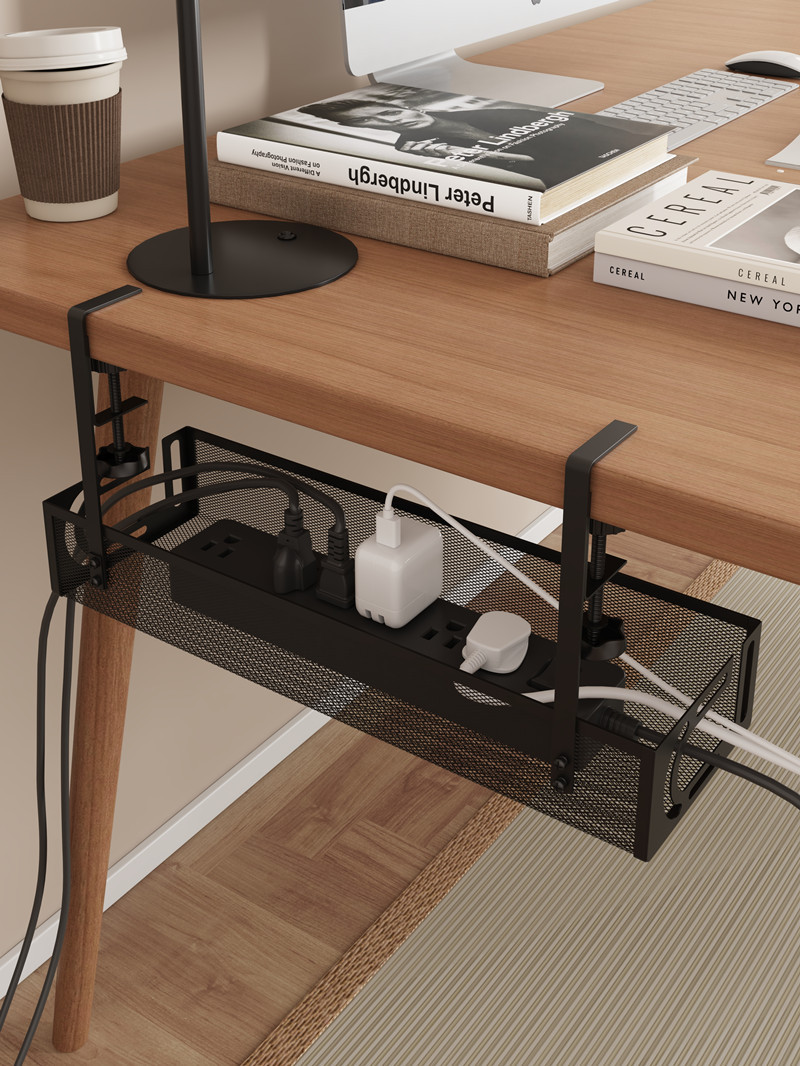 Title 5, Power Strip Storage Under The Table Socket Orga...