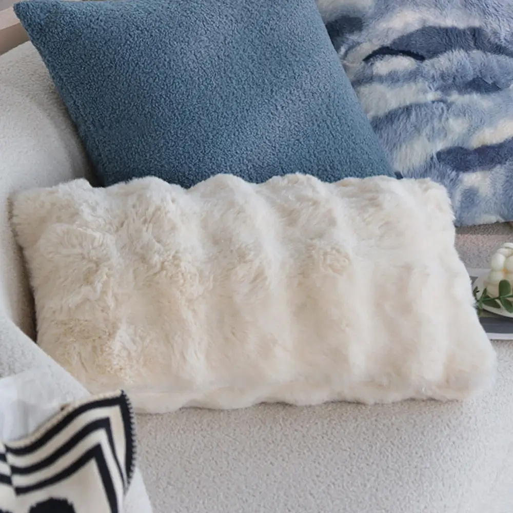Plush Pillowcase Living Room Sofa Cushion