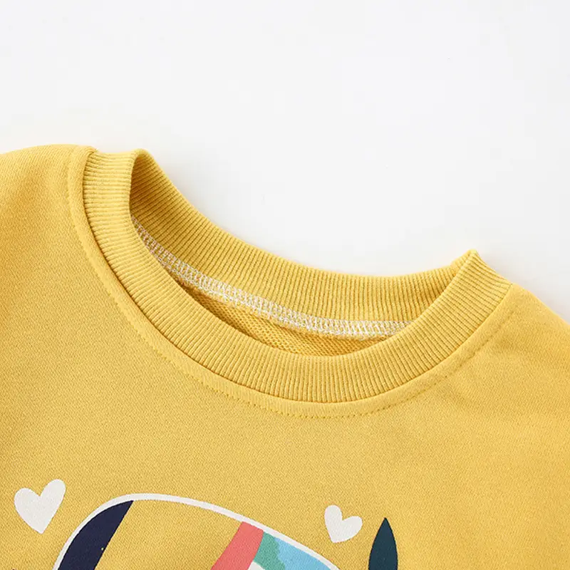 Cute Cartoon Children's Round Neck Long-sleeved Sweater