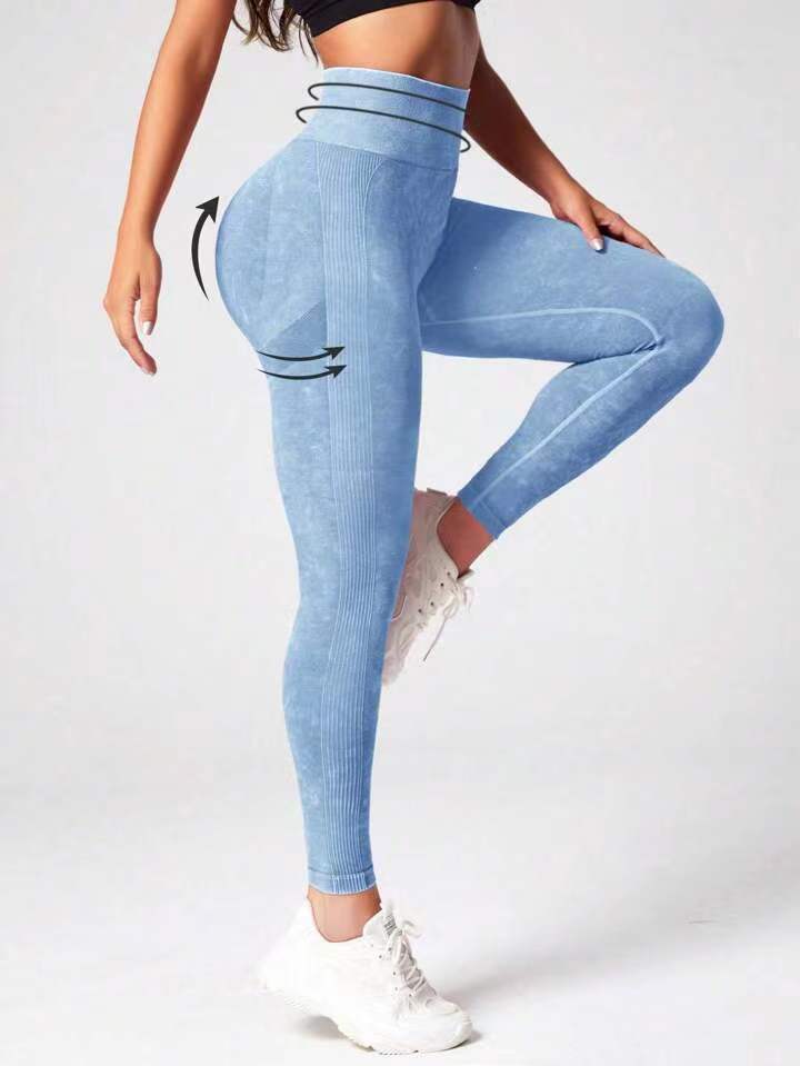 Title 12, Pantalon de yoga taille haute sans couture, eff...