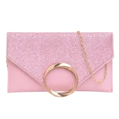New Women's Crossbody Shoulder Bag - Pink - View 1
