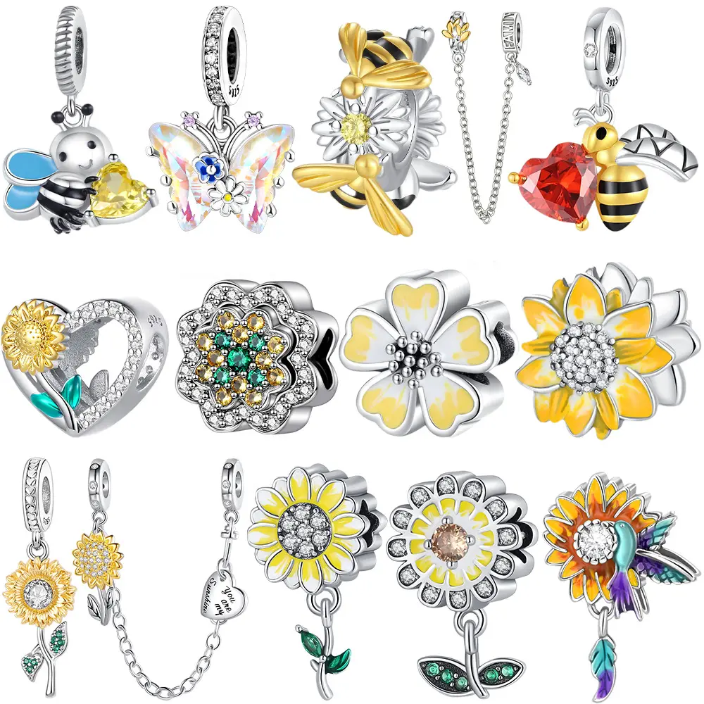 European And American Silver-plated DIY Jewelry Bracelet