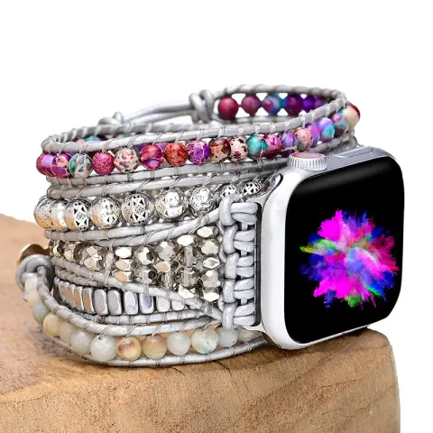 Purple Emperor Stone Natural Watch Band