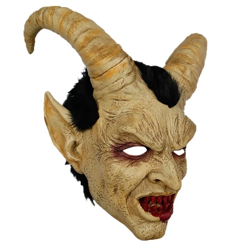 Halloween Cosplay Horror Latex Headgear Mask - Lucifer 2