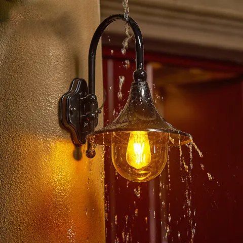 Outdoor Wall Lamp Horn Gate Stairs Pastoral Aluminum Balcony