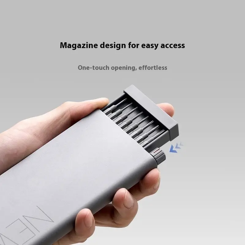 Precision Screwdriver Set with 24 Bits and Magnetic Handle for Electronics Repair