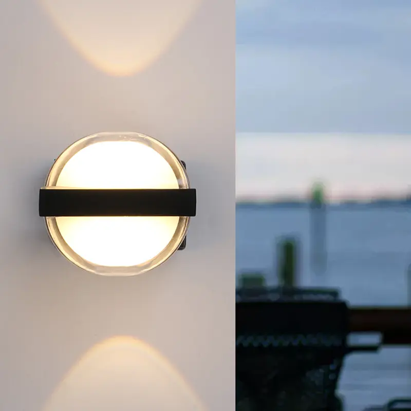 Round And Square Outdoor Wall Lights