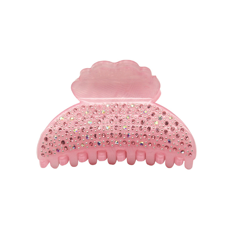 Fully-jeweled Crystal Women's Acrylic Fashion Grip