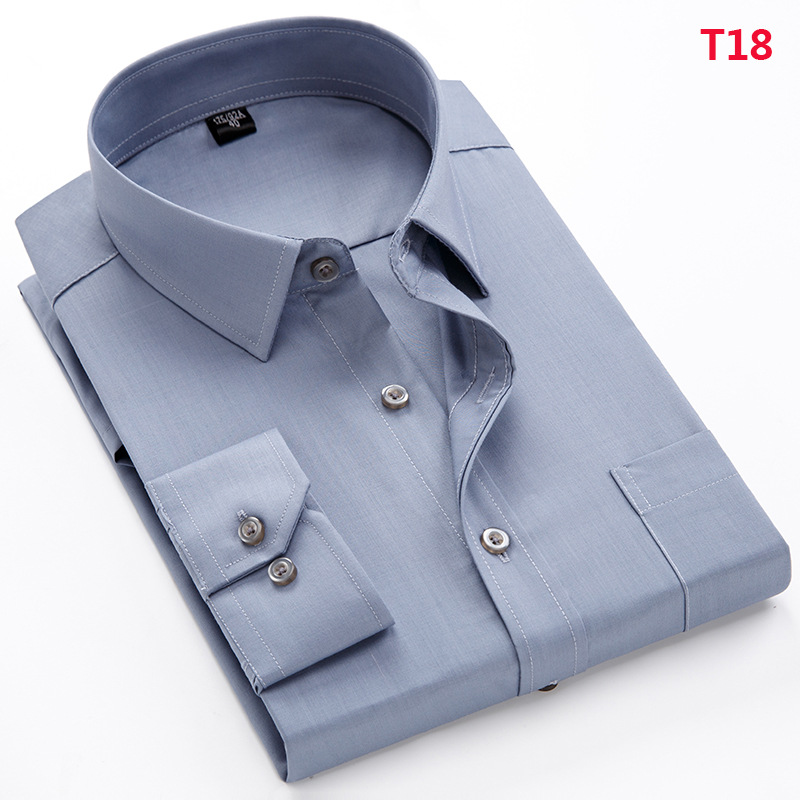 Spring Wear Middle-aged And Elderly Men's Shirt Dad Wear Loose Factory Delivery Middle-aged Men's Clothing Striped Long Sleeve Shirt