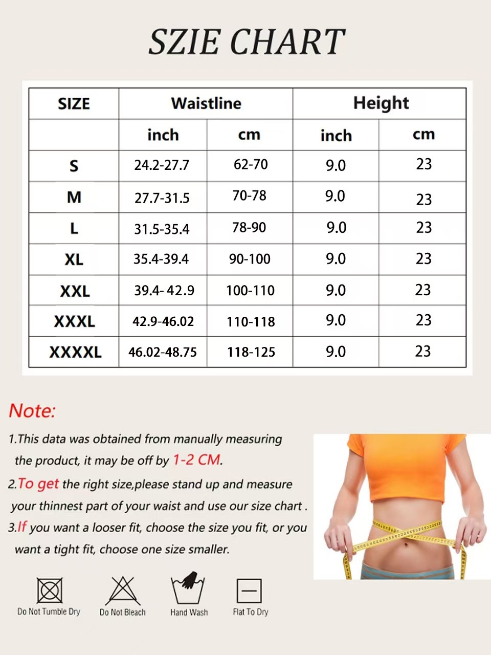 Title 1, Adjustable Belly Band Waist Trainer