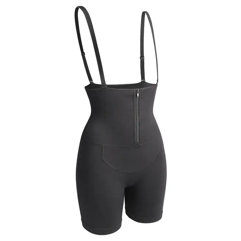 Ladies' High-waist Panty Detachable Shoulder Strap Girdling Bodybuiding Shaping Pants