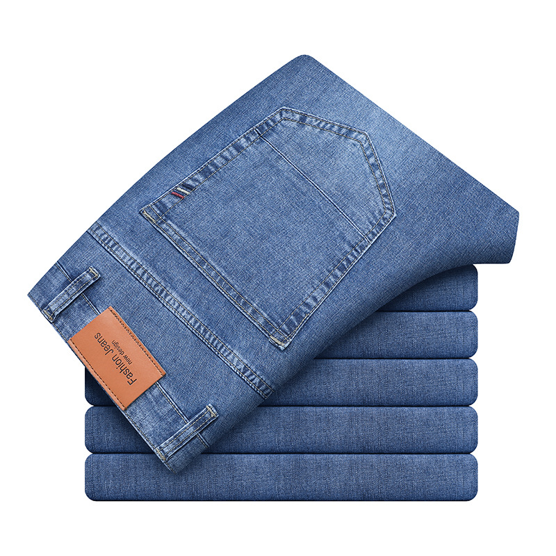 Straight Slim Casual Jeans Herren - Bild 10 von 11