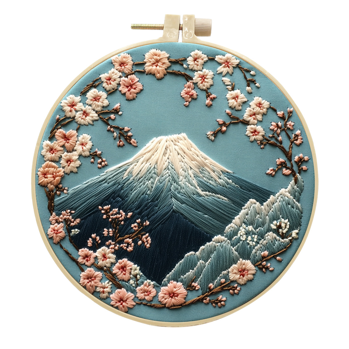 Embroidery Handmade Cloth Art Material Kit Sets Creative Needlework English