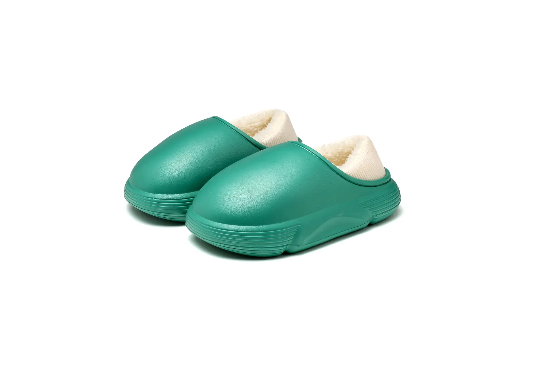 Boys And Girls Indoor Non-slip Waterproof Woolen Slipper