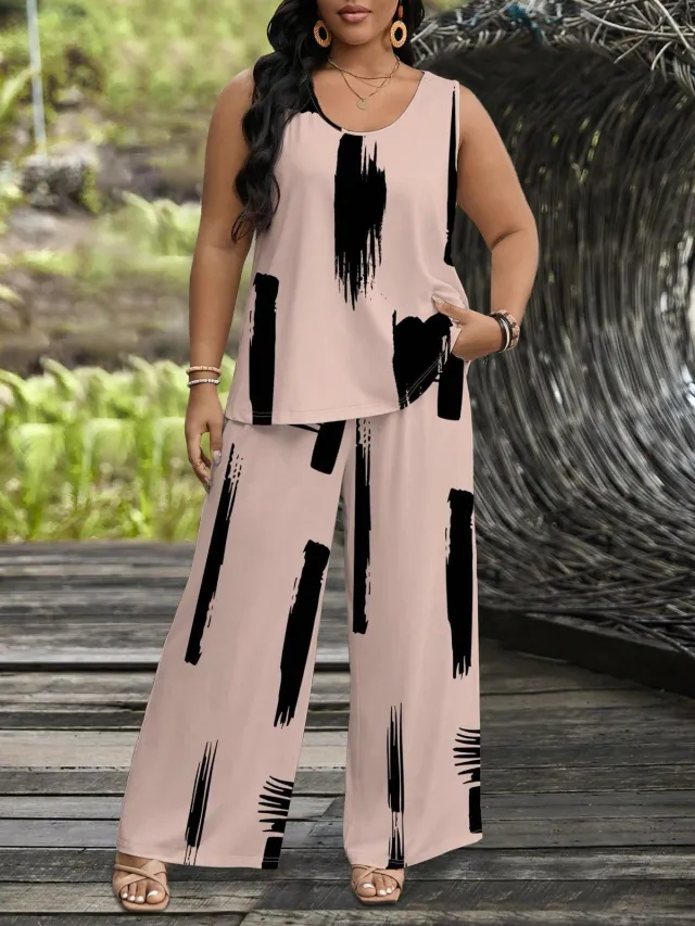 Fashion Personality Fashion Wide Leg Pants Women's Suit Tz00206 L - Shop at LoveMi