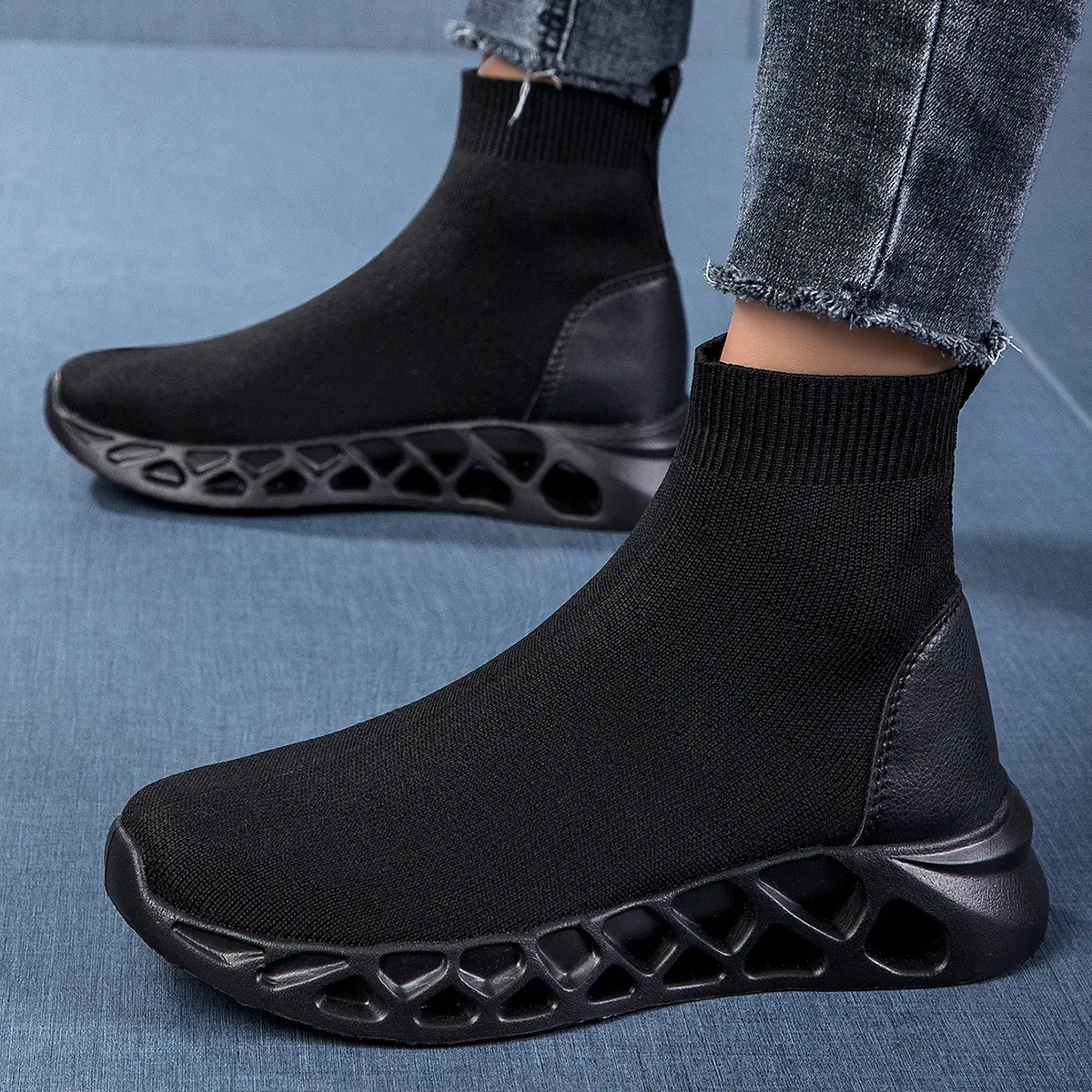High-top Casual Stretch Socks Ankle Sock Boots