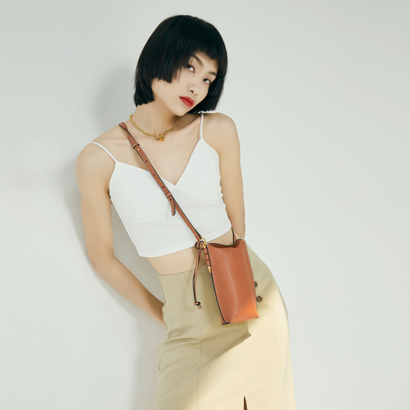 Genuine Leather Mini Crossbody Bag, picture 4 of 6