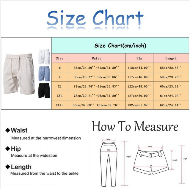 Solid Color Beach Leisure Fashion Elastic Cotton Linen Shorts