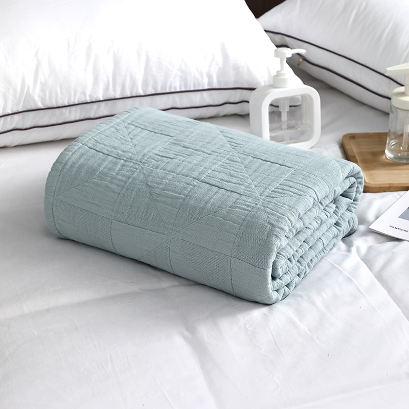 Comfortable Breathable Nap Blanket Pure Cotton Towel Blanket