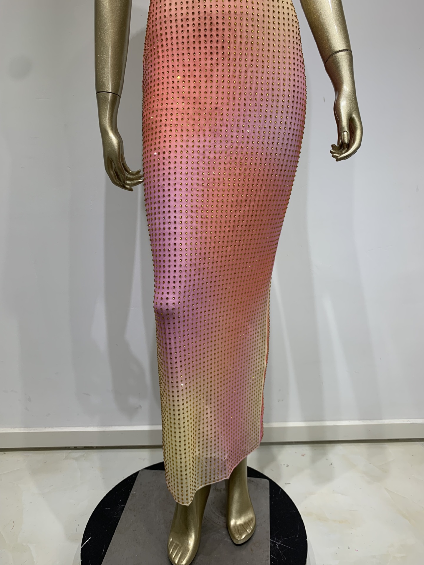 Sequin High-Waist Evening Dress, picture 8 of 9