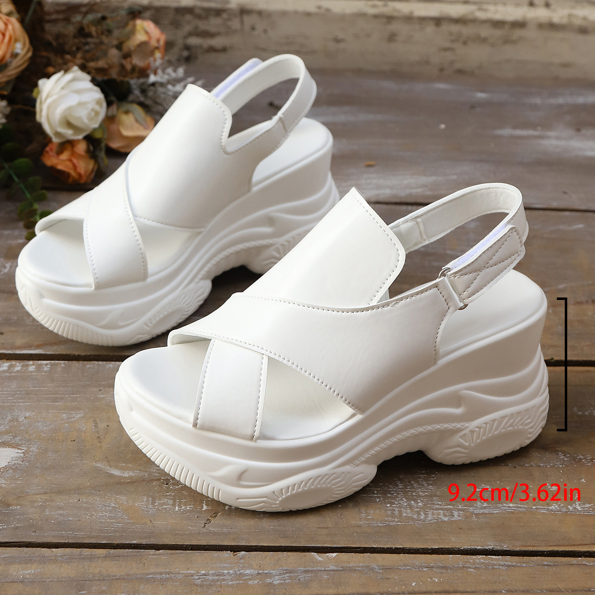 Platform Buckle Sandals, picture 4 of 5