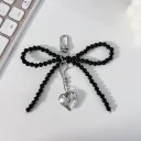 Bow Black Love Heart
