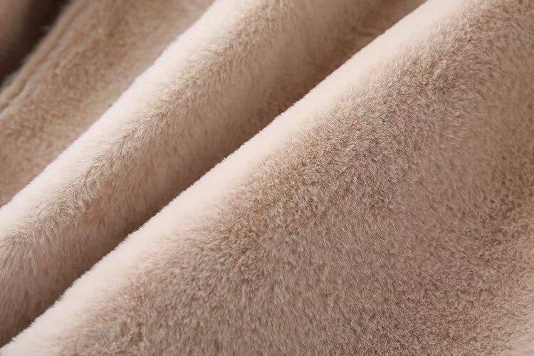 Title 8, Fashion Cashmere Leather Fur Collar Composite B...