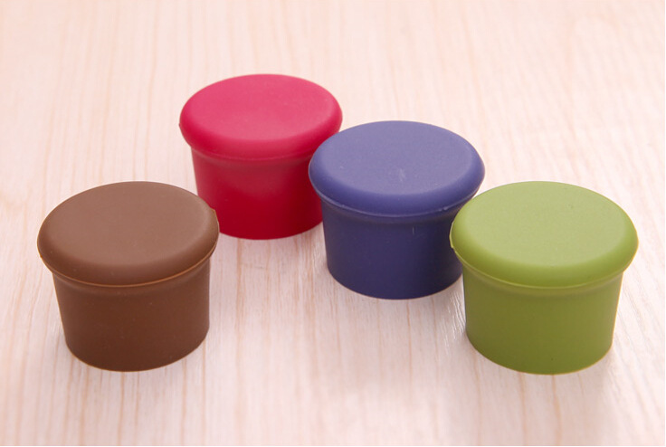 Silicone Cork For Red Wine Household Cover Cork Food Grade Spice Jar Bottle Stopper