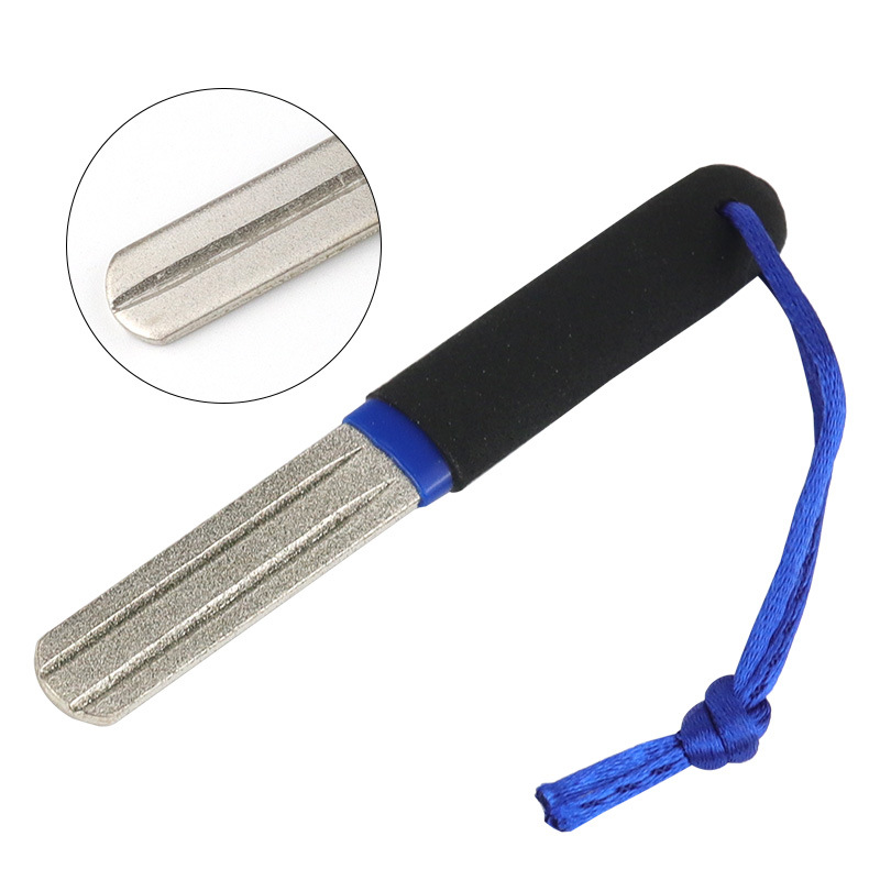 Diamond Fishing Hook File Grinding Stone Portable Tool Accessories